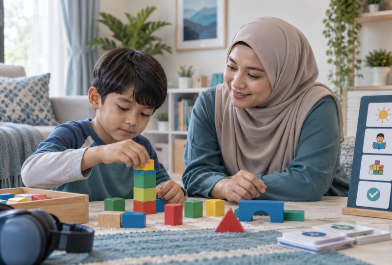 Gangguan Spektrum Autisme (ASD): Punca, Tanda, Diagnosis dan Intervensi