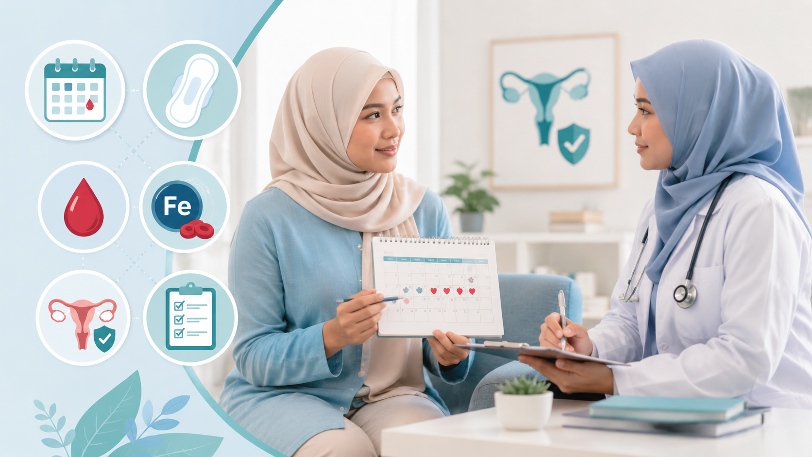 Haid Banyak Sampai Bocor? Kenali Menorrhagia, Punca, Risiko Anemia Dan Bila Perlu Jumpa Doktor