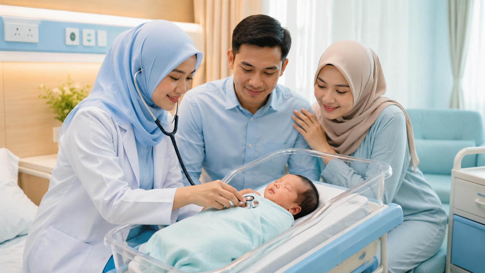 Pemeriksaan Bayi Baru Lahir: Ujian Penting, Saringan Kesihatan Dan Tanda Bahaya Yang Ibu Bapa Perlu Tahu