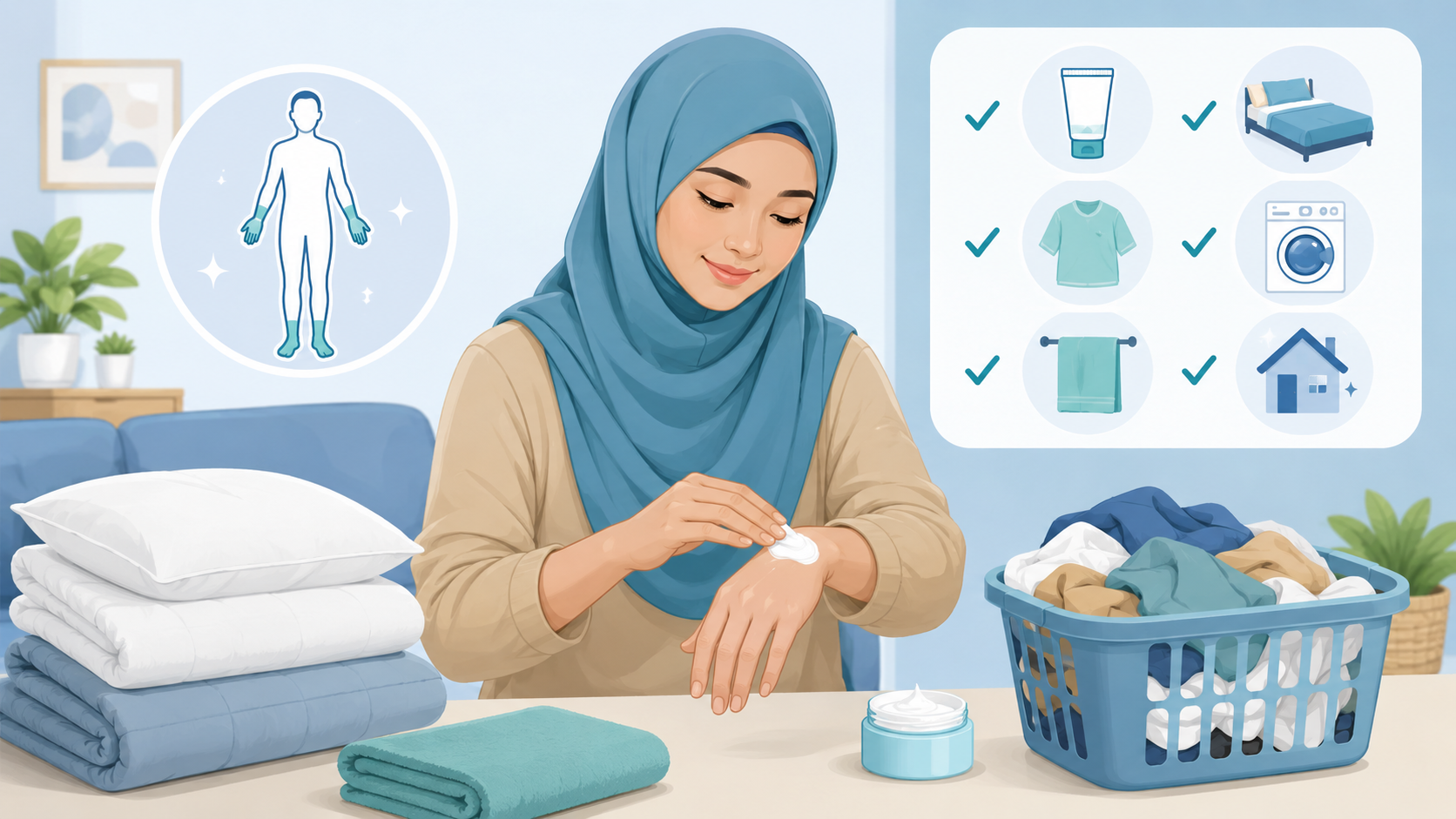 Rawatan Kudis Buta: Ubat, Cara Guna Krim, Kebersihan Rumah Dan Bila Perlu Jumpa Doktor