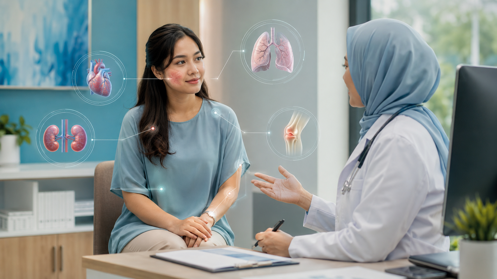 Systemic Lupus Erythematosus (SLE): Simptom, Diagnosis dan Rawatan