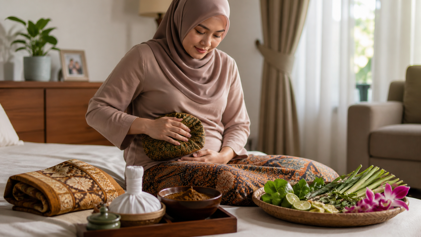 Cara Bertungku, Berjadam, Berbarut, Mewangi Badan dan Pasir Hangat