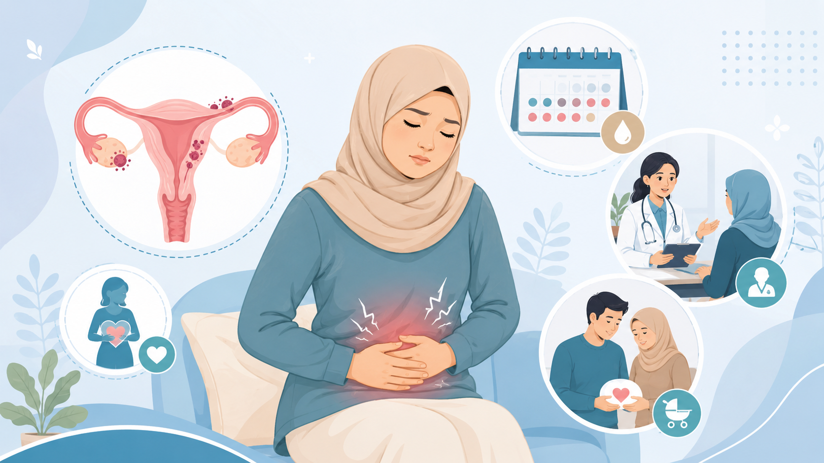 Endometriosis: Punca, Simptom, Risiko Dan Bila Perlu Jumpa Doktor