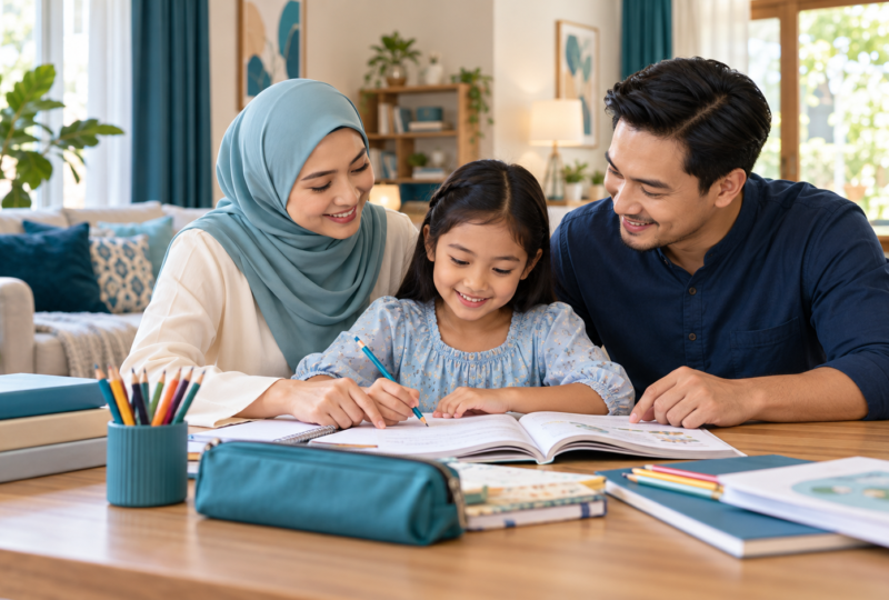 Peranan Ibu Bapa dalam Pembelajaran Anak di Rumah: 10 Tips Berkesan