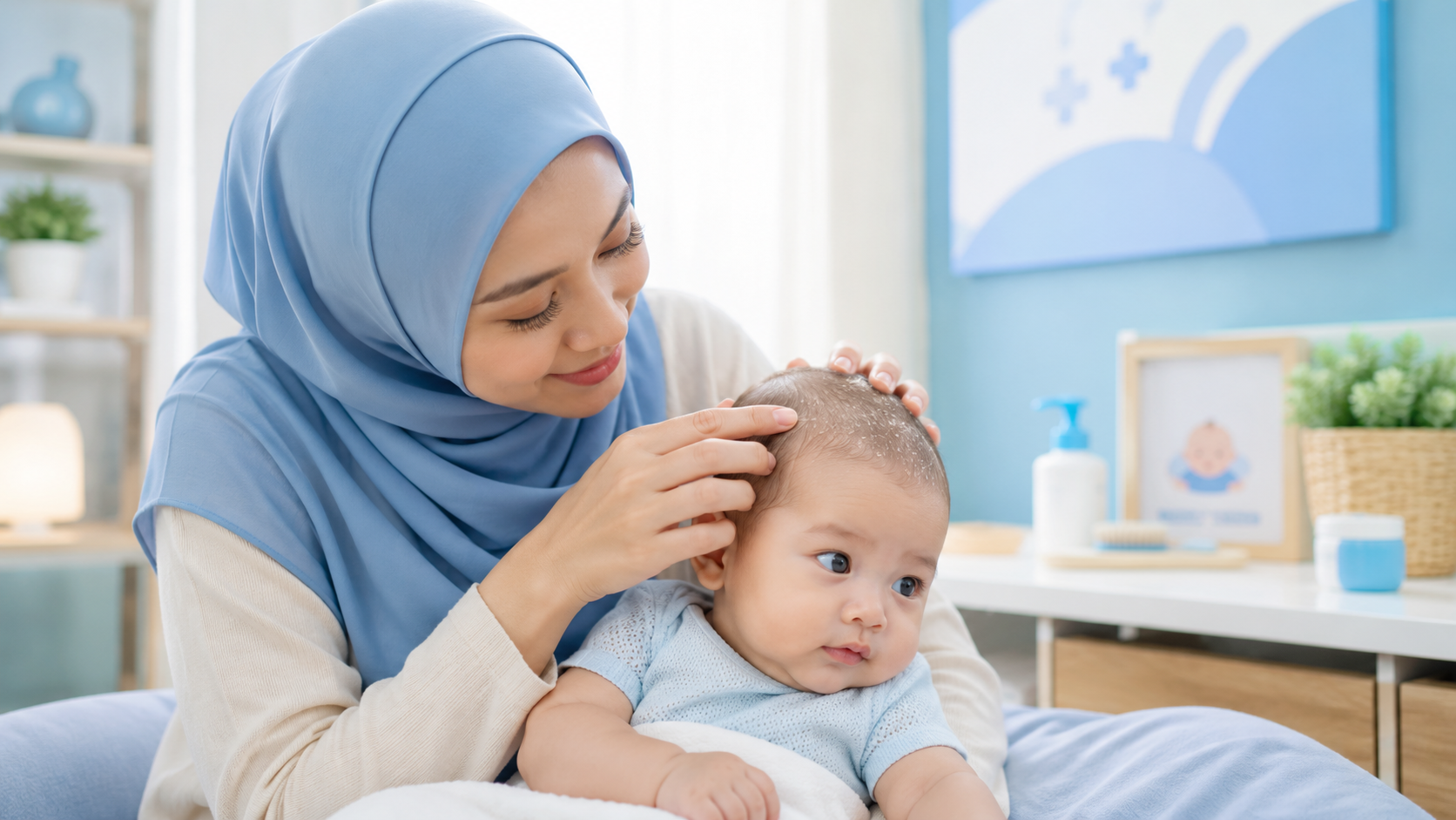 Cradle Cap Pada Bayi: Punca Kulit Kepala Berkerak, Simptom Dan Cara Rawatan