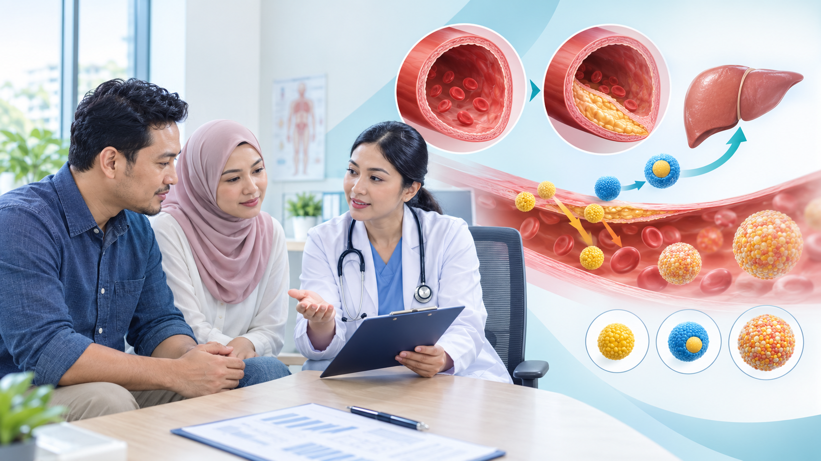 Jenis Kolesterol: Perbezaan LDL, HDL dan Trigliserida serta Kesannya Kepada Kesihatan