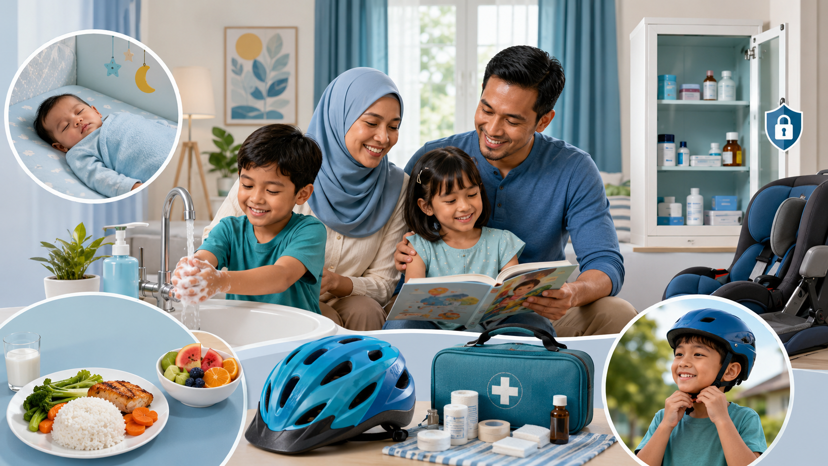 Kesihatan Dan Keselamatan Anak: Penjagaan Harian, Pencegahan Kemalangan Dan Tanda Bahaya
