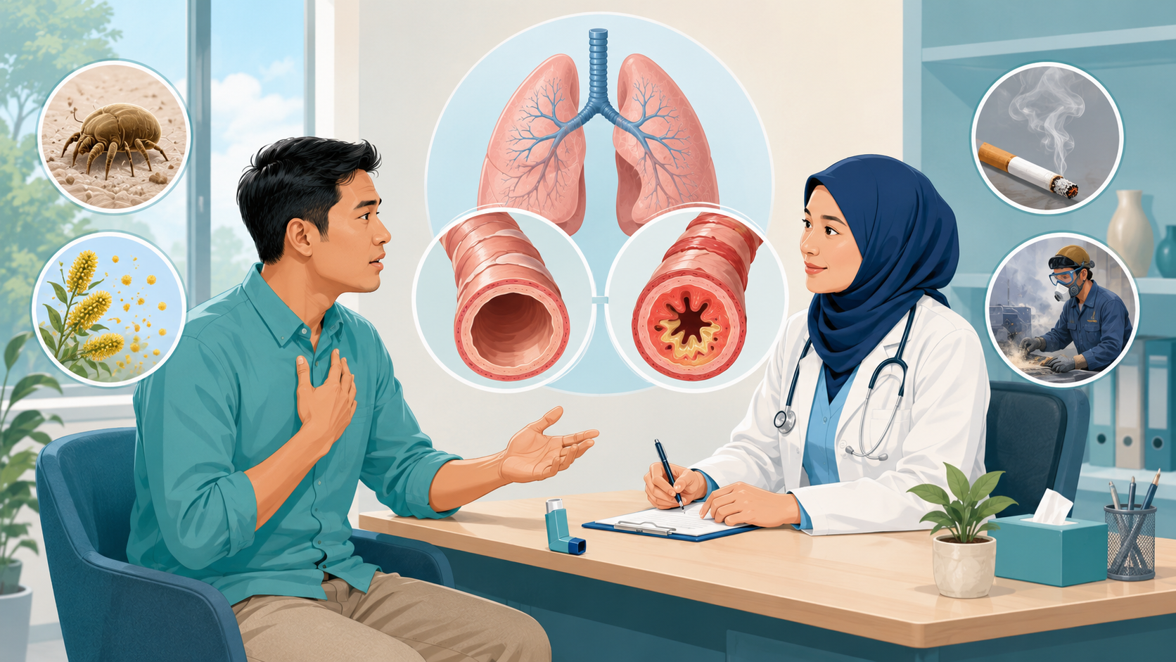 Punca Asma: Kenapa Penyakit Asma Berlaku dan Siapa yang Berisiko?