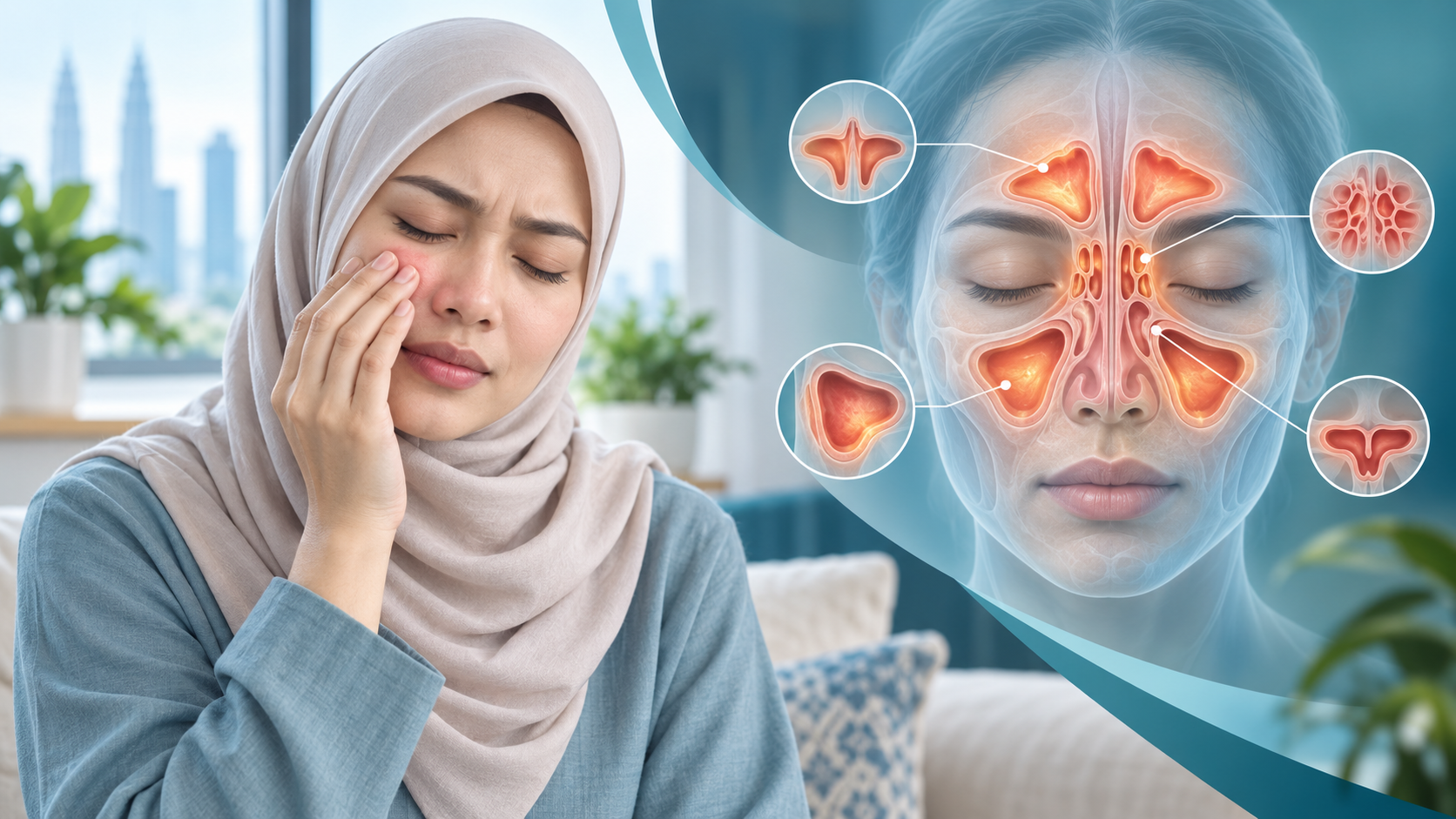 Sinusitis (Resdung): Punca, Simptom, Diagnosis dan Rawatan