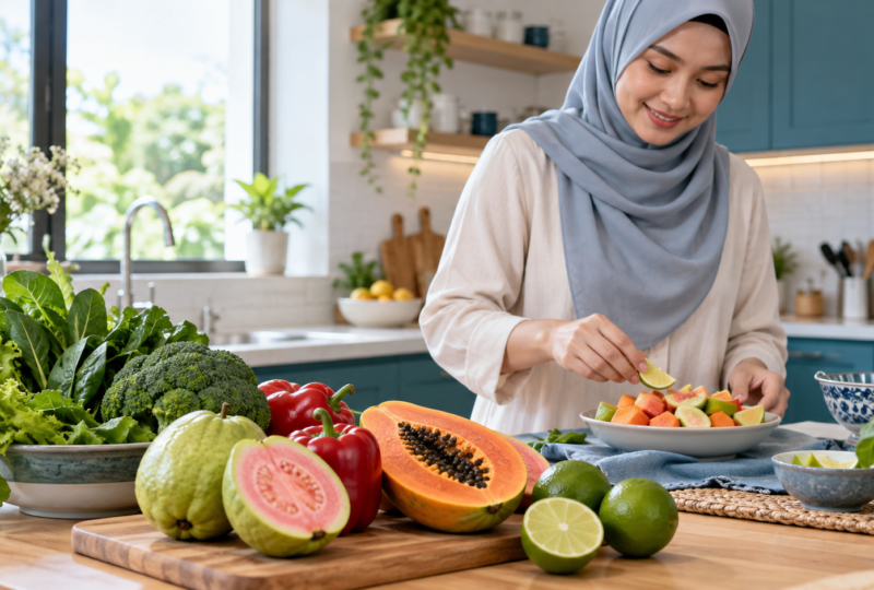 Vitamin C: Khasiat, Fungsi, Sumber dan Kesan Kekurangan