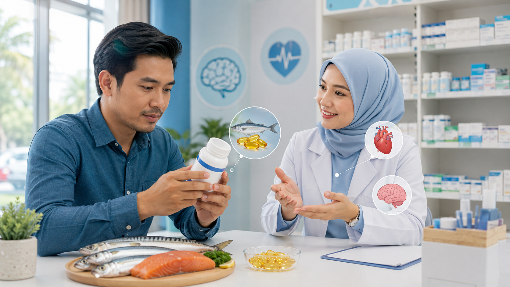Minyak Ikan: Kebaikan Omega-3, Kegunaan, Dos Dan Kesan Sampingan