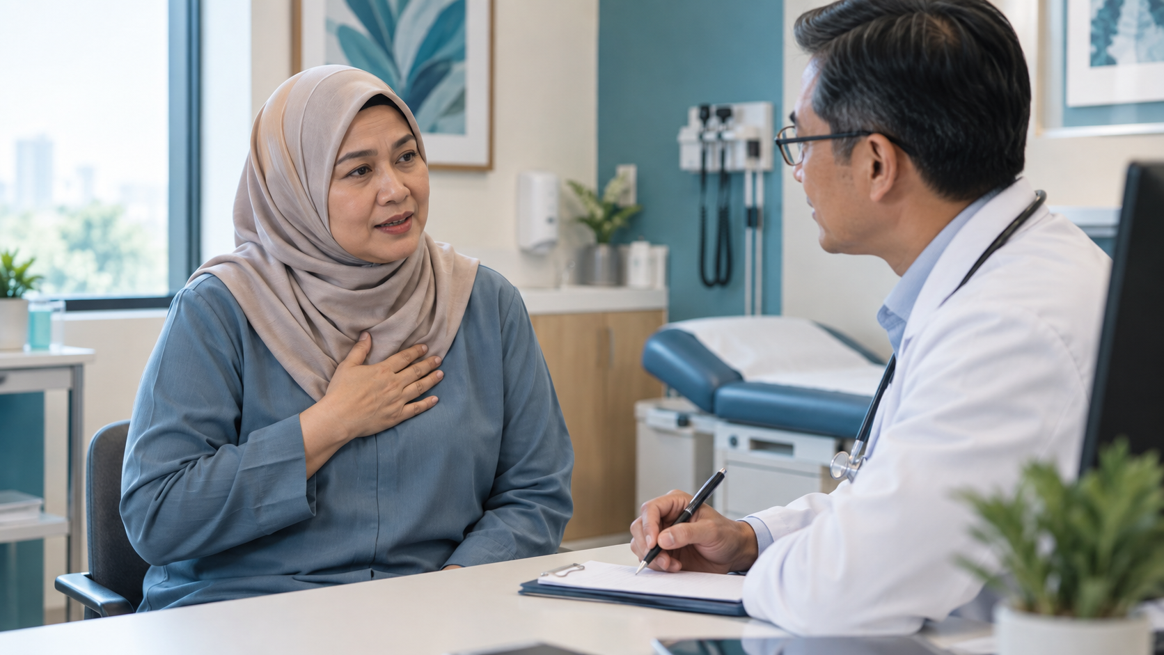 Sakit Dada: Punca, Tanda Bahaya, Diagnosis dan Rawatan