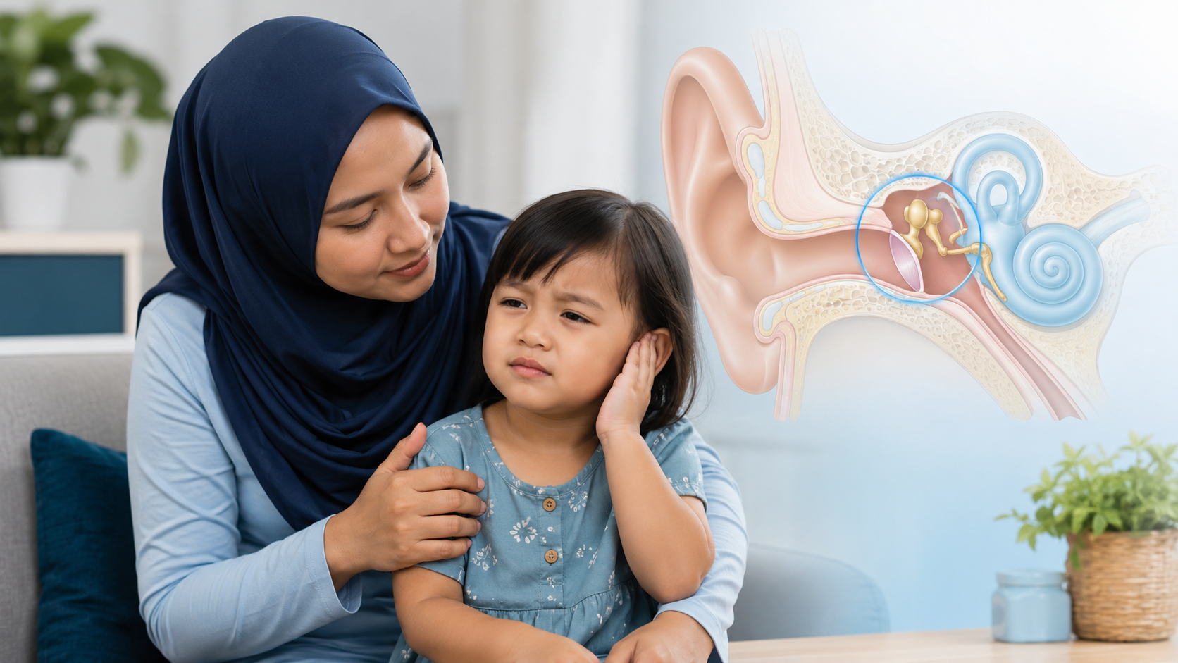 Jangkitan Telinga Kanak-kanak: Punca, Gejala, Rawatan dan Bila Perlu Jumpa Doktor