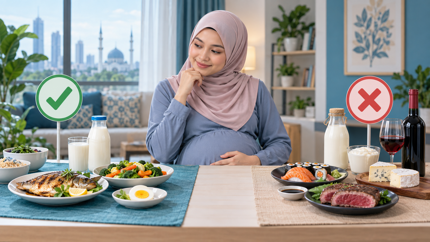 Makanan Yang Perlu Dielakkan Ketika Hamil: Risiko dan Pilihan Yang Lebih Selamat
