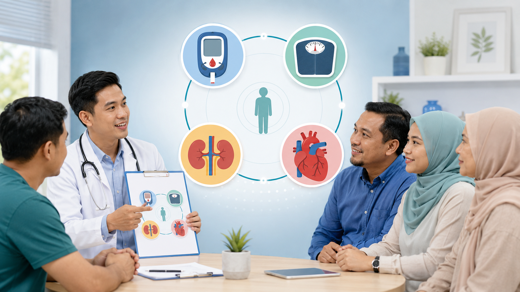 Sindrom CKM: Hubungan Diabetes, Obesiti, Buah Pinggang Dan Penyakit Jantung