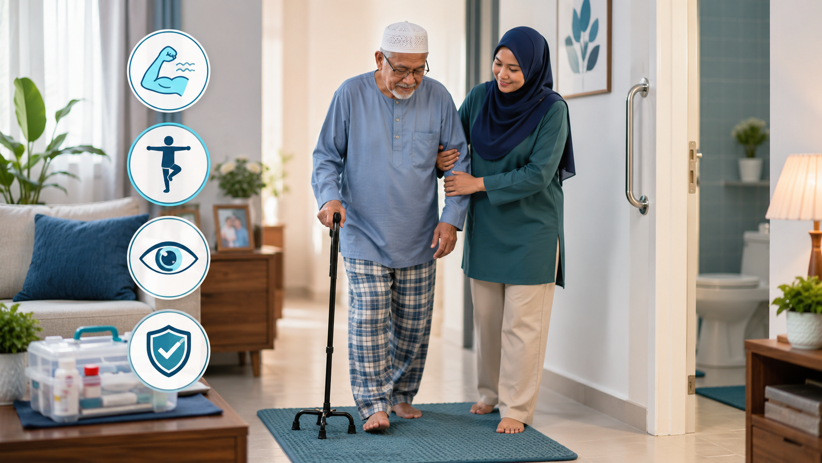 Warga Emas Mudah Lemah Dan Jatuh? Ini Masalah Kesihatan Geriatrik Yang Ramai Tak Sedar