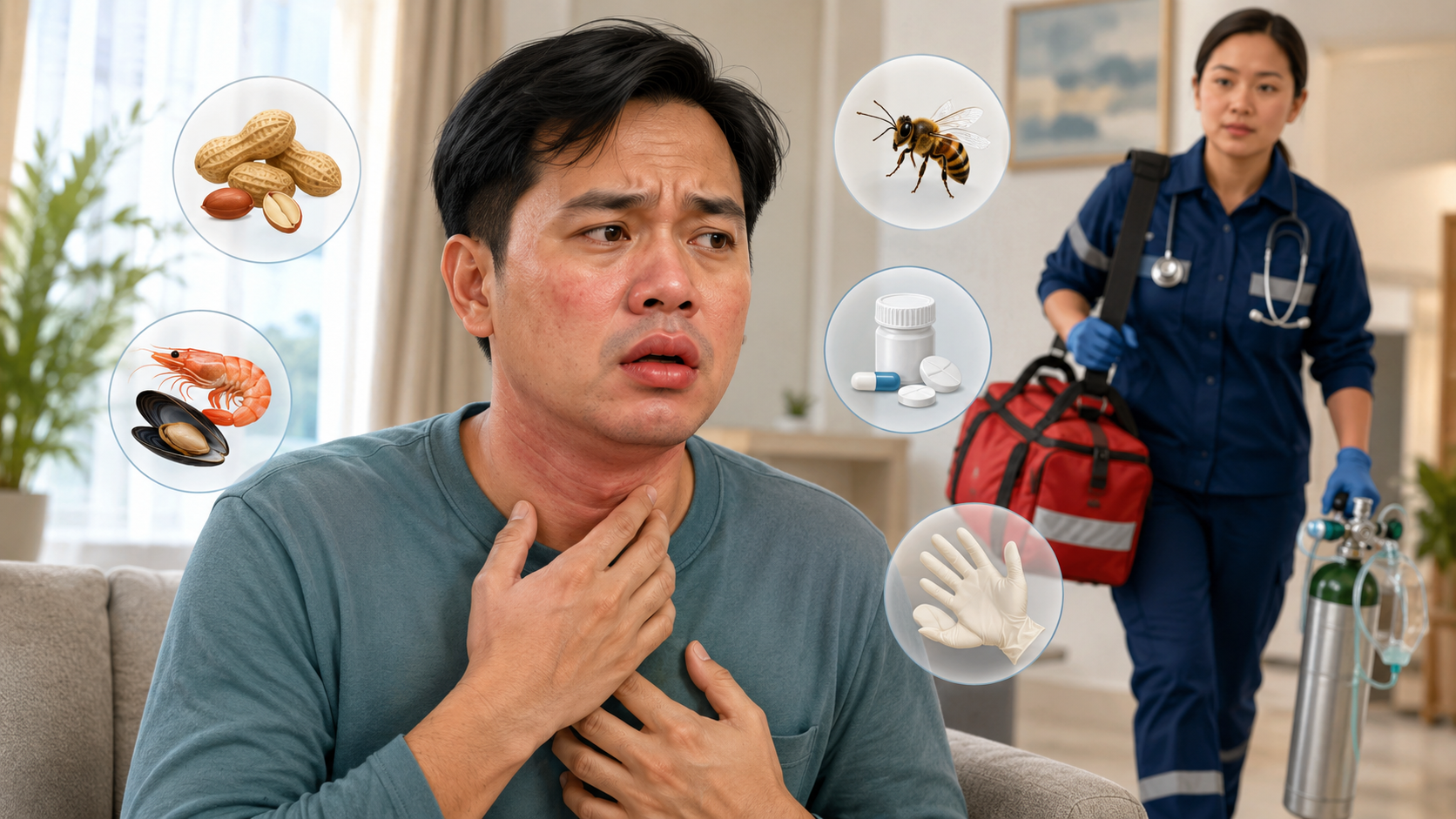 Anafilaksis: Punca, Simptom, Diagnosis, Rawatan Kecemasan Dan Pencegahan