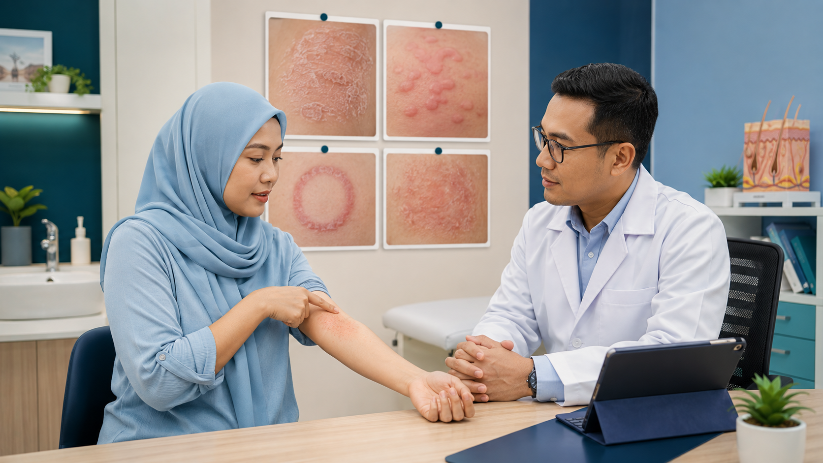 Ruam Kulit: Punca, Jenis, Simptom, Rawatan dan Bila Perlu Jumpa Doktor
